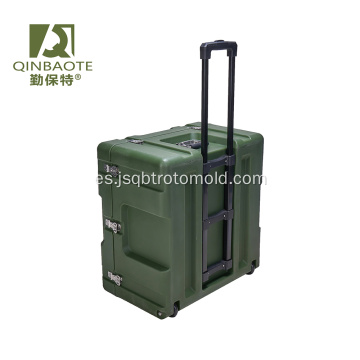 Caso militar de tránsito de moldeo rotacional para transporte de larga distancia y transporte de materiales importantes